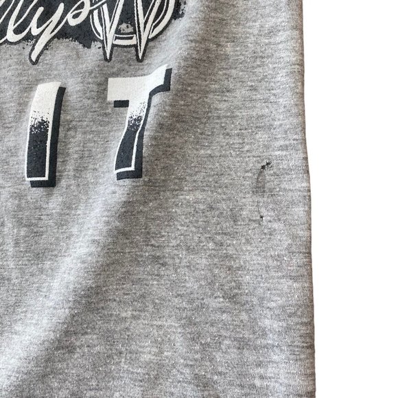 Willys Jeep T Shirt Graphic Logo Size Small Short Sleeve Gray *Pinhole - Picture 4 of 5